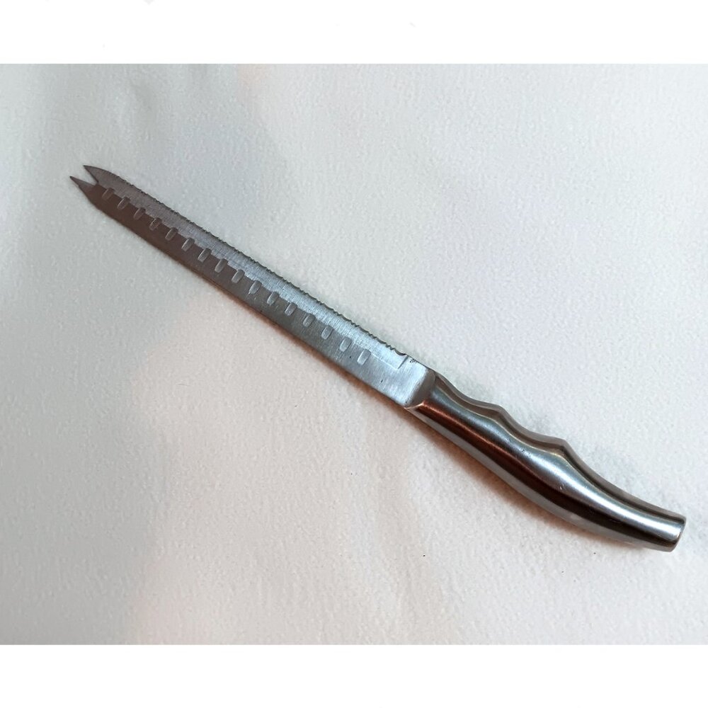 Forever Sharp Surgical Stainless Steel Tomato knife 13", blade 8.25" forked end